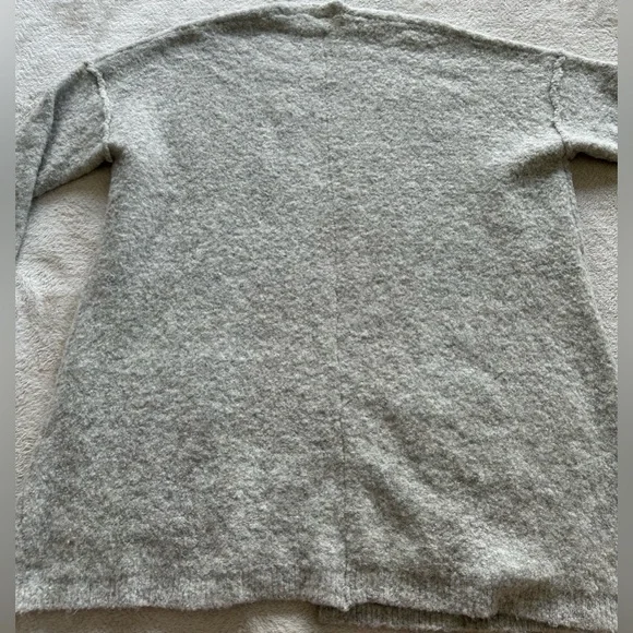 Free People Phantom Long Open-Front Cardigan, Gray - Picture 5 of 14